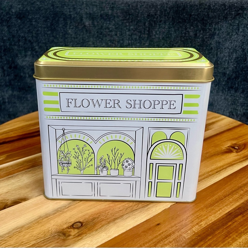 Target Bullseye Spring Time ‘Flower Shoppe’ Storage Tin